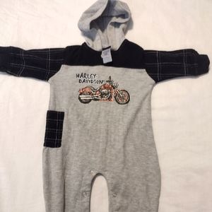 Harley Davidson little boys onsie